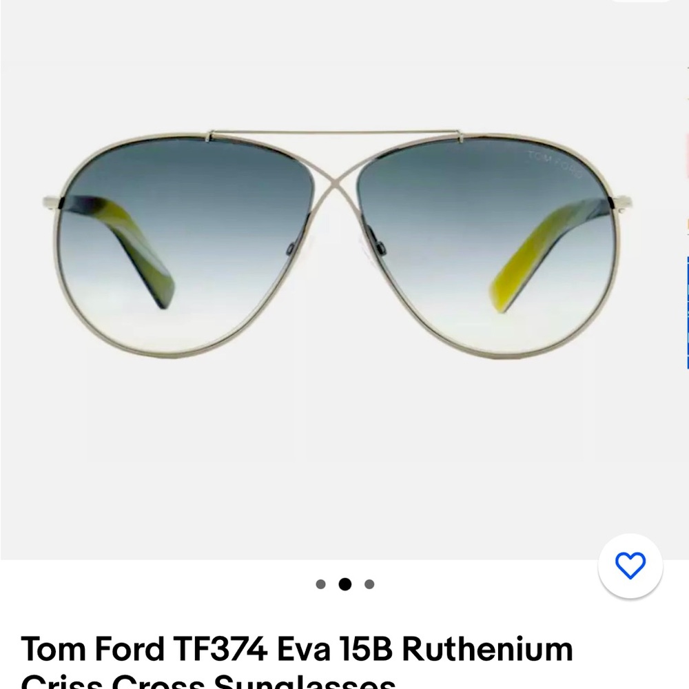 Tom Ford Eva Aviator Sunglasses